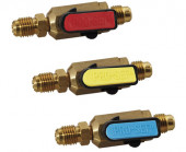 Комплект вентилей для шлангов 3 шт. (M1/4"SAE х M1/4"SAE) BVM3
