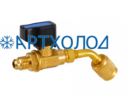 Переходной адаптер с вентилем Value CV-09 (M5/16"SAE х F5/16"SAE)