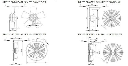 Вентилятор осевой ZIEHL-ABEGG FB063-VDK.4M.V4L Ziehl-Abegg Вентилятор осевой ZIEHL-ABEGG FB063-VDK.4M.V4L Ziehl-Abegg