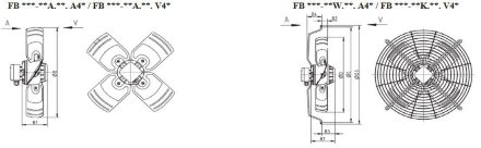 Вентилятор осевой ZIEHL-ABEGG FB063-VDK.4M.V4L Ziehl-Abegg Вентилятор осевой ZIEHL-ABEGG FB063-VDK.4M.V4L Ziehl-Abegg